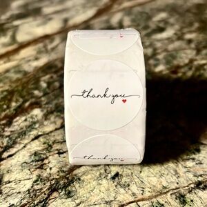 Thank you❤️ stickers 500 pieces roll